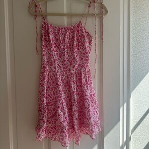 Isabelle's Cabinet Pink/White Floral Mini Dress XS